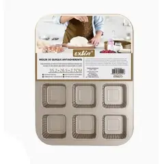 GENERICO - Molde de Queque dorado