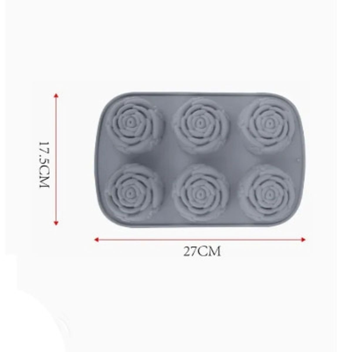 GENERICO - Molde de Silicona con Diseño Flor