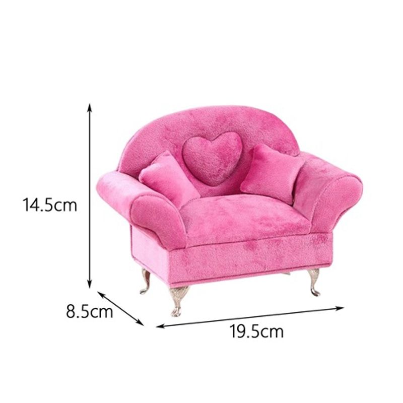 GENERICO - JOYERO MINI SOFA INDIVIDUAL DECORATIVO