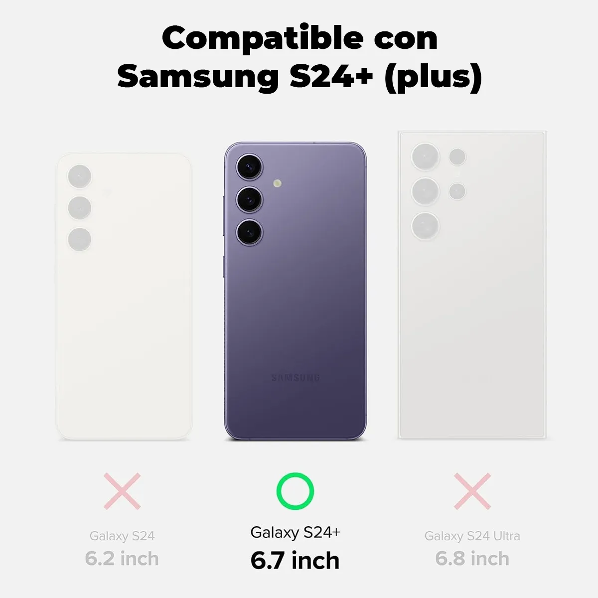 GENERICO - Carcasa Para Samsung S24 Plus Antigolpes Reforzada Antigolpes
