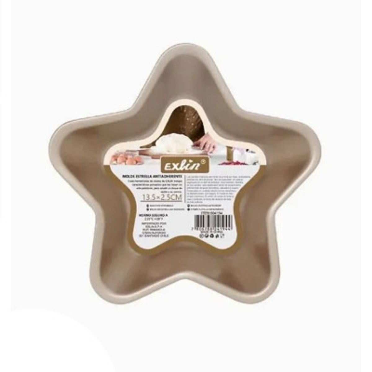 GENERICO - Molde Estrella Dorado