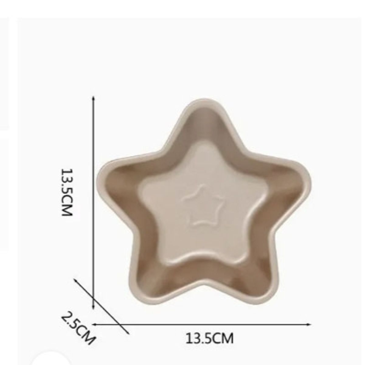 GENERICO - Molde Estrella Dorado