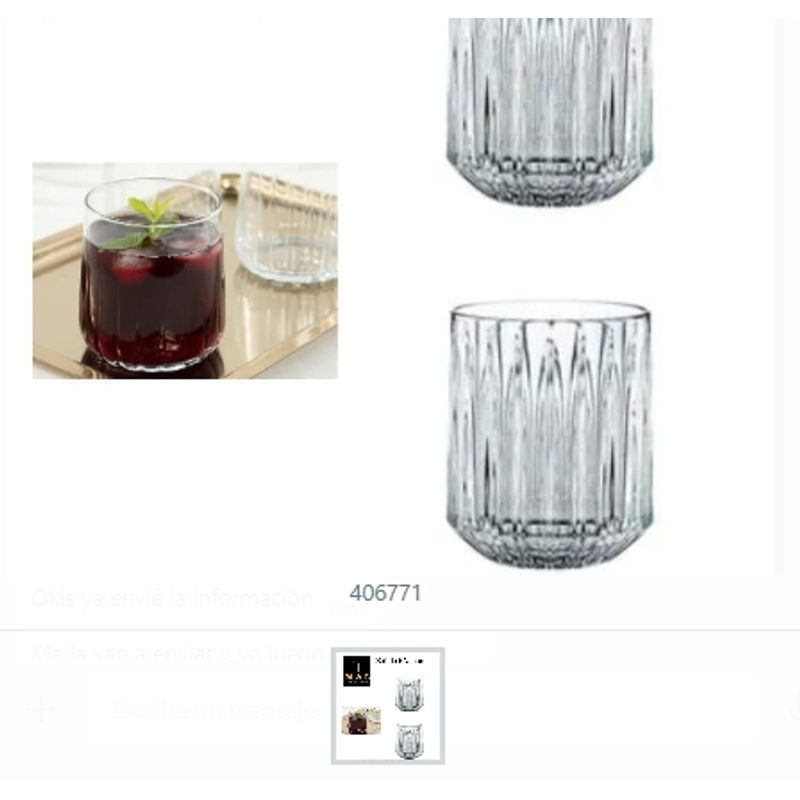 GENERICO - Set De 6 Vasos Vidrio Diseños Adorables