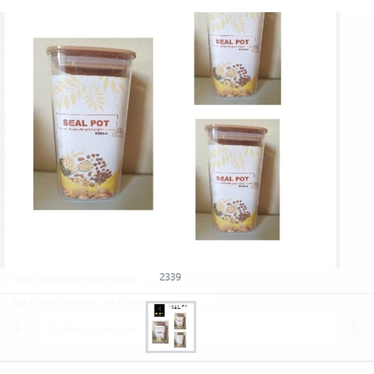 GENERICO - Especiero Cuadrado 1200 Ml Condimentero