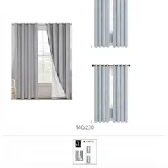 GENERICO - Cortina Blackout Colores Surtidos 140x230