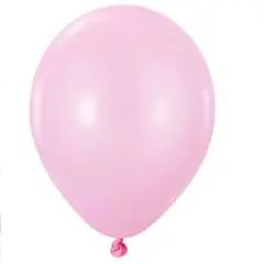 GENERICO - Globos latex n9 color rosa pastel 100 pcs