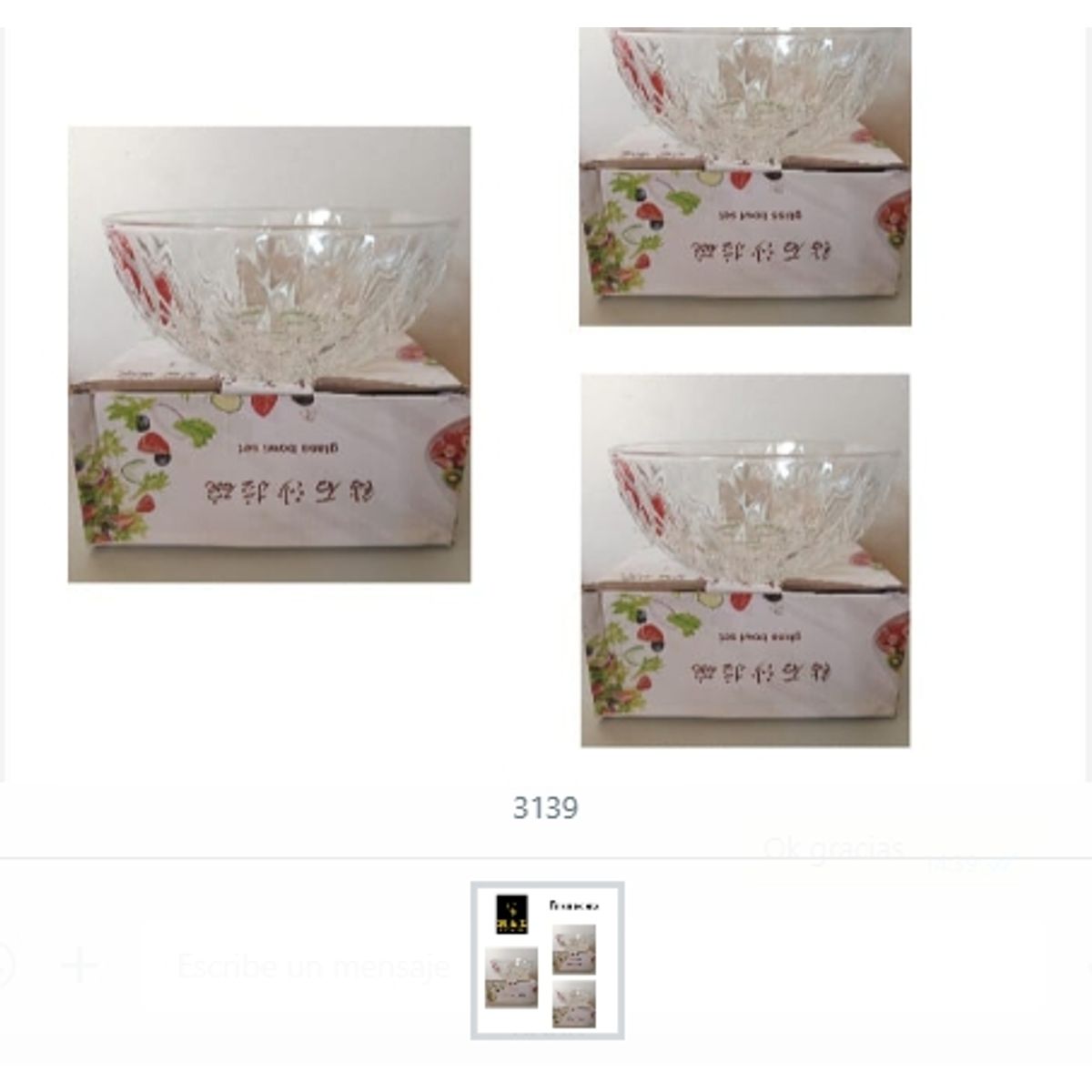 GENERICO - Ensaladera De Vidrio Para Ensaladas Cocina