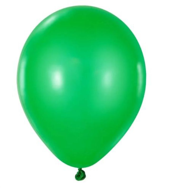 GENERICO - Globos latex color verde 100 pcs