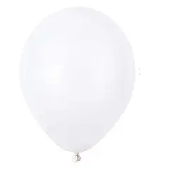 GENERICO - Globos latex n9 color blanco 100 pcs