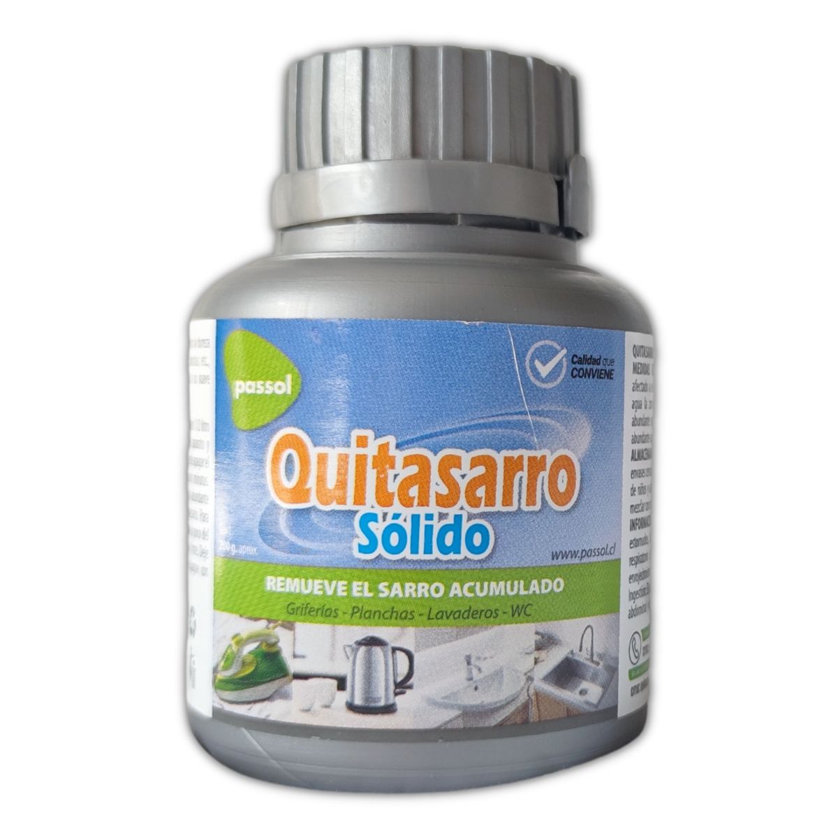 PASSOL - Quitasarro Sólido Passol 200gr