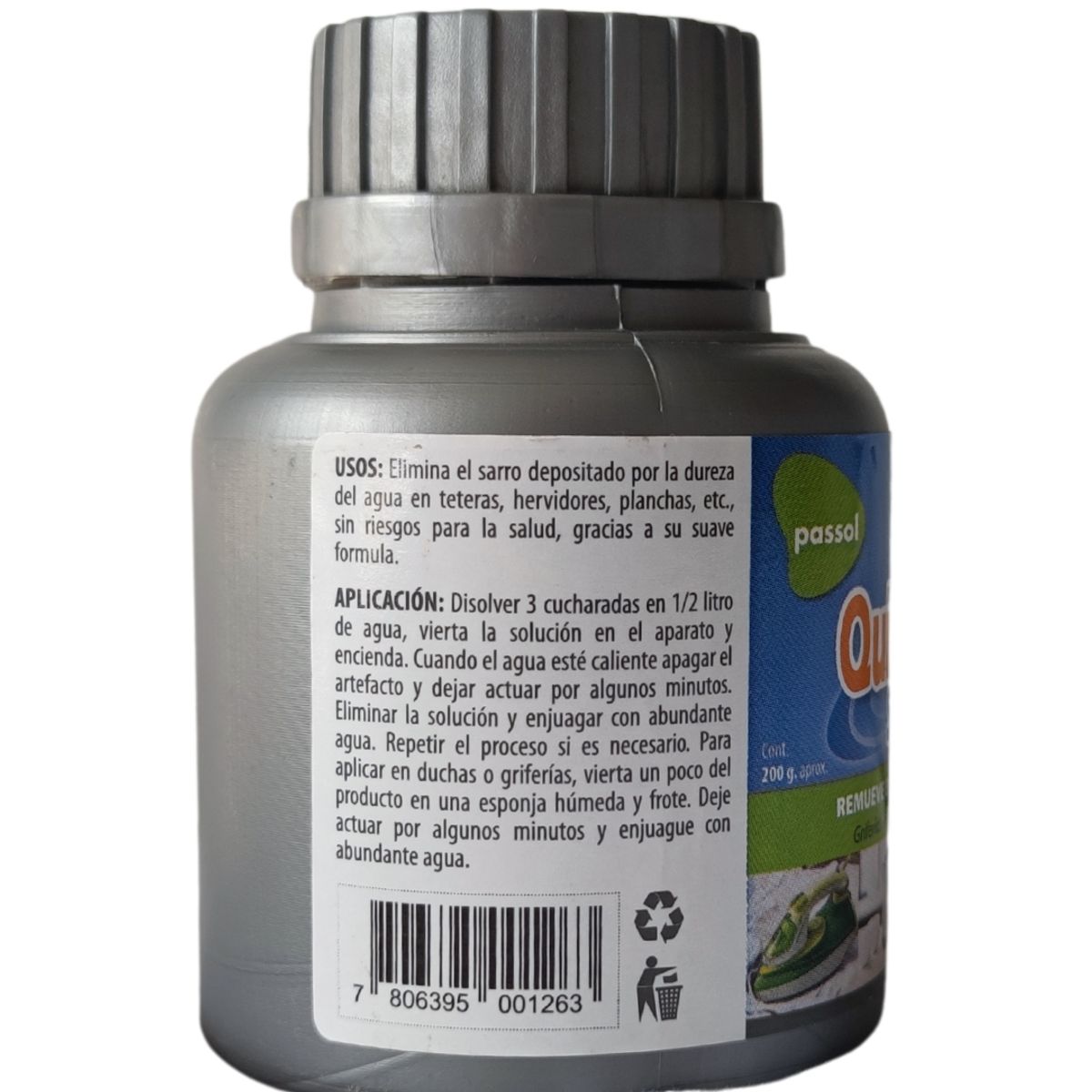 PASSOL - Quitasarro Sólido Passol 200gr