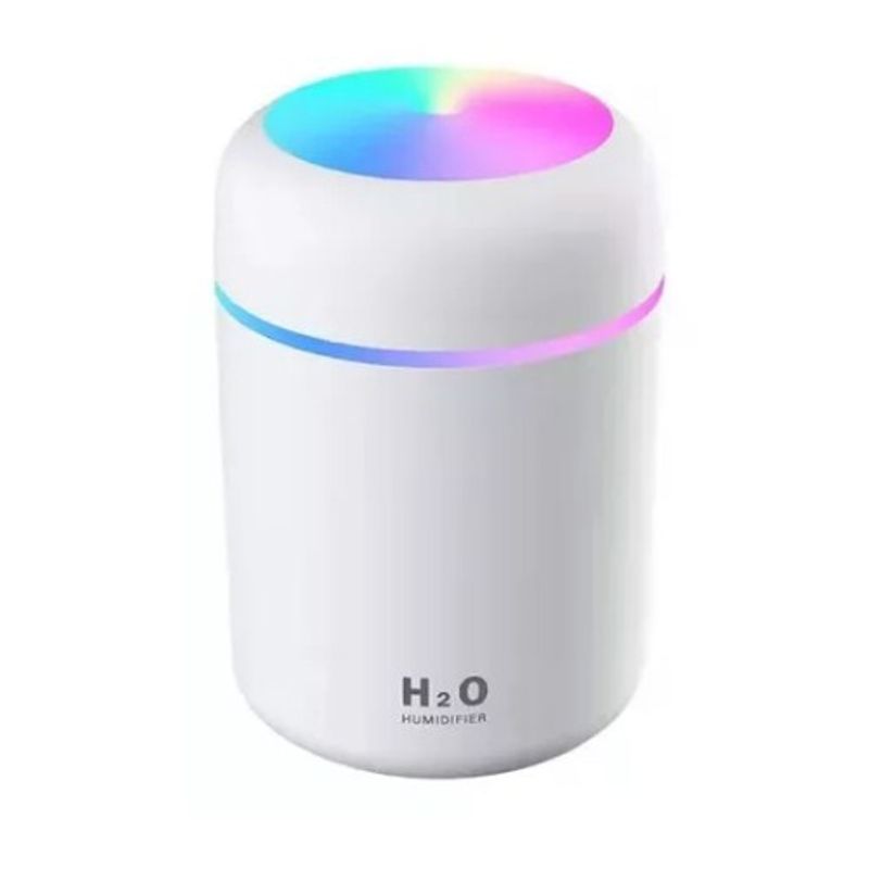 GENERICO - Humidificador Purificador De Aire Con Luz Led Blanco   SG105849.