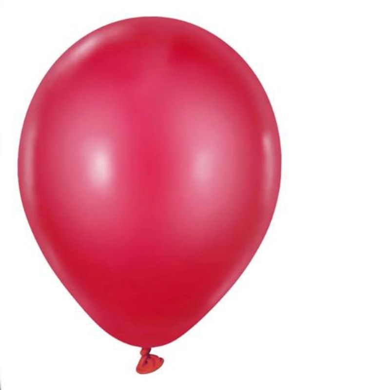 GENERICO - globos latex n9 color rojo 100 pcs