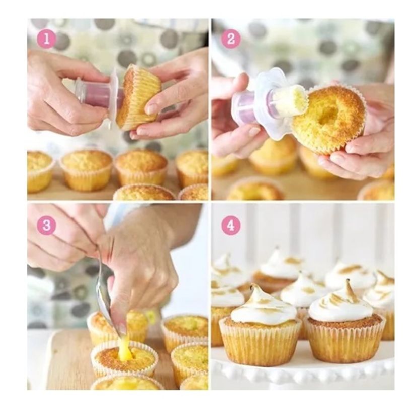 Pasteleria - Pack X20 Saca Bocado Para Cupcakes Descorazonador Ahuecador