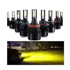 GENERICO - Ampolleta Auto Led Headlight Amarilla 9006