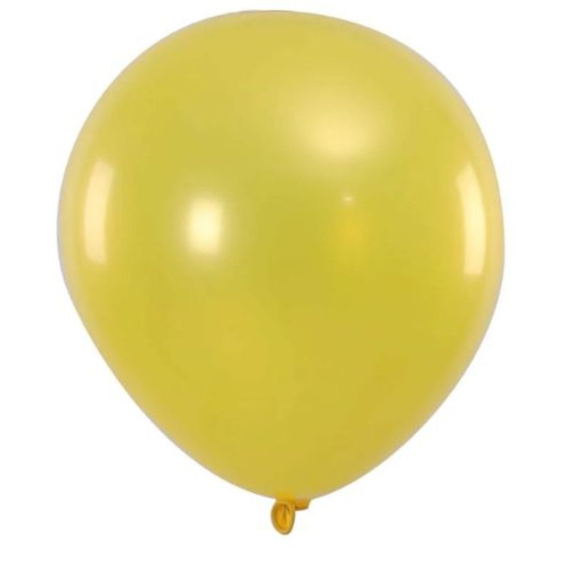 GENERICO - Globos Latex N9 Color Amarillo 50 Pcs