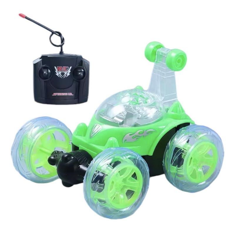 GENERICO - Auto Control Remoto Juguete Acrobático 360 Grados Para Niños Verde