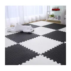 GENERICO - Pack X 4 Tatami Alfombra Encastrable 60x60x1.2cm Goma Eva BLANCO