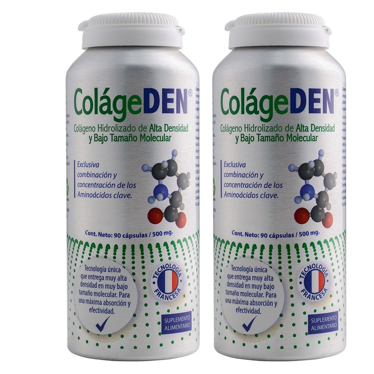 VITAL AND YOUNG - Colageden Colageno Hidroliz Vy Alta Densidad + Vitamina C 2x90 Cap.