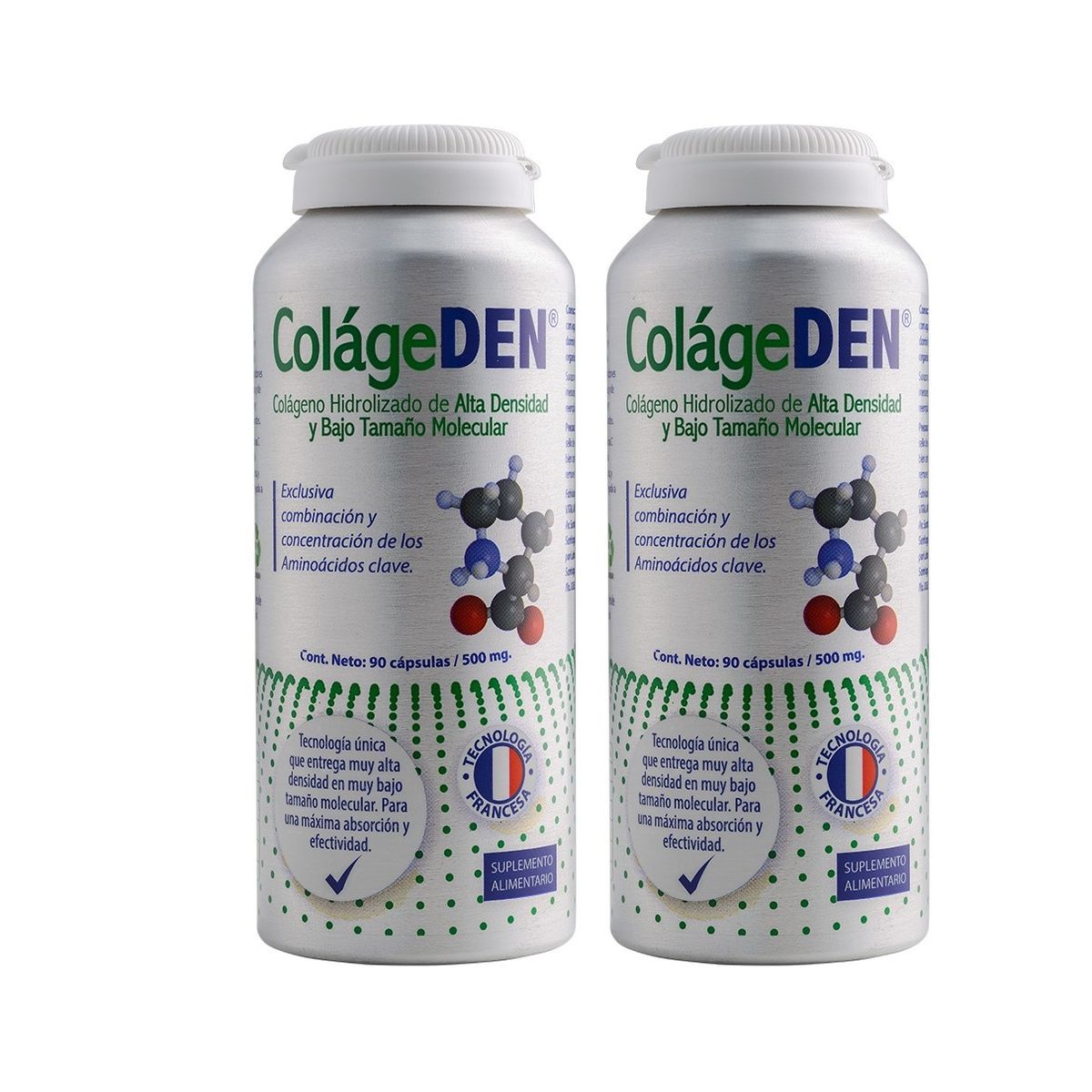 VITAL AND YOUNG - Colageden Colageno Hidroliz Vy Alta Densidad + Vitamina C 2x90 Cap.