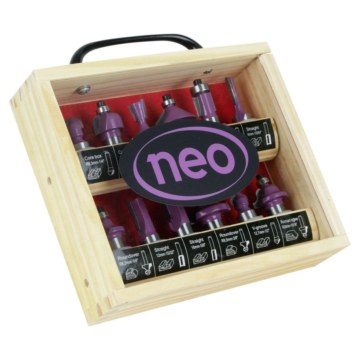 NEO - Juego de 12 Gubías eje 1/2 ADEMAQ