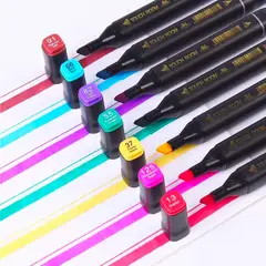 GENERICO - Set Marcadores Doble Punta 168pz Lapices Colores Plumones