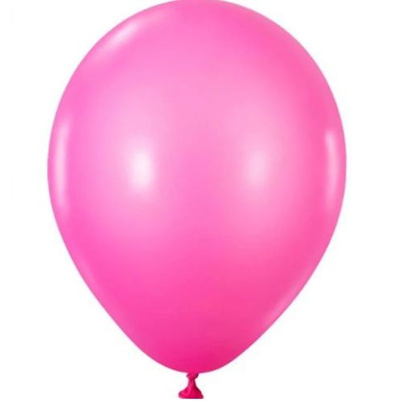 GENERICO - Globos latex n9 color rosa intenso 100 pcs