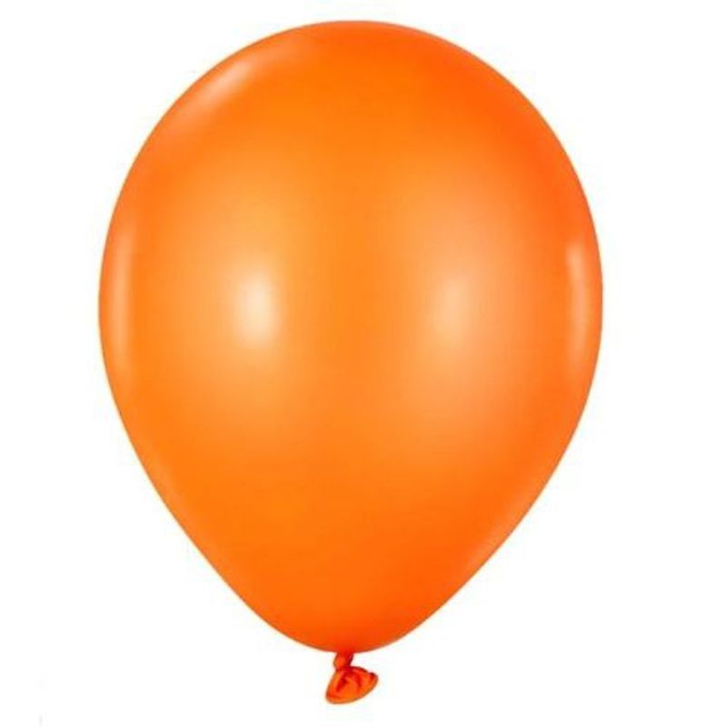 GENERICO - Globos latex n9 color naranja 100 pcs