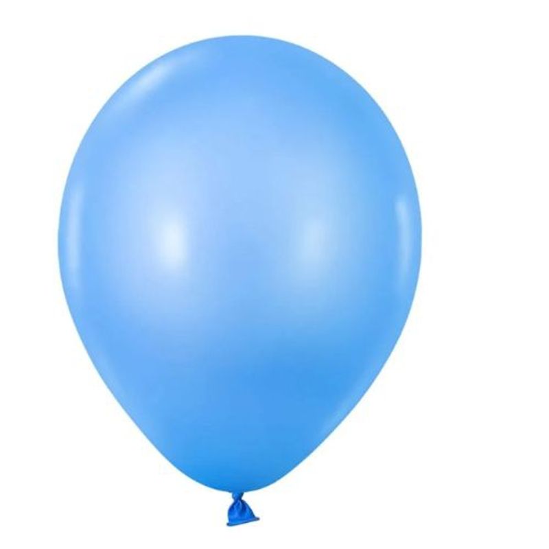 GENERICO - Globos latex n9 color celeste 100 pcs
