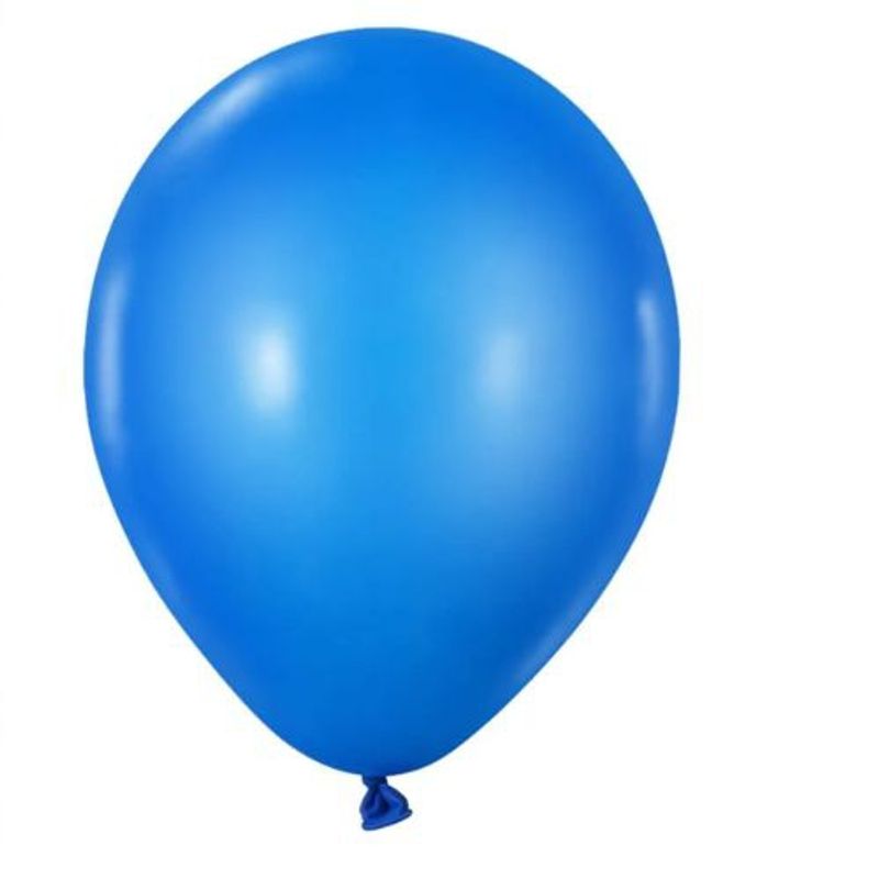 GENERICO - Globos latex n9 color azul 100 pcs