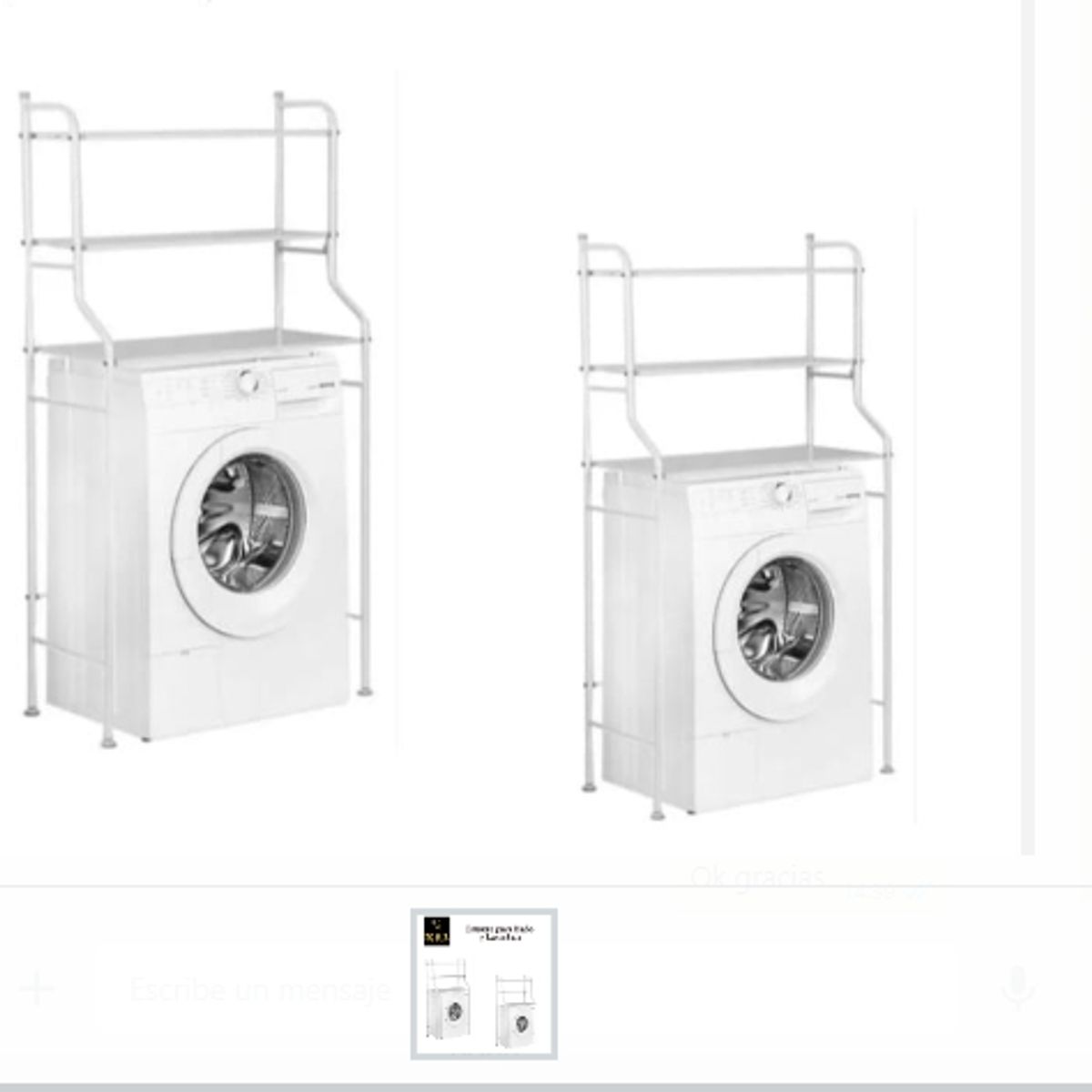 GENERICO - Estante Para Baño Y Lavadora