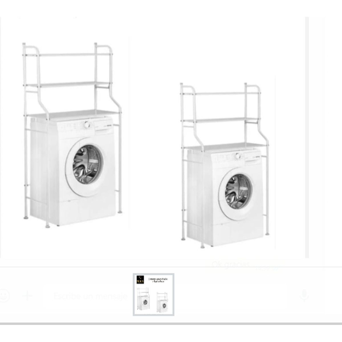GENERICO - Estante Para Baño Y Lavadora