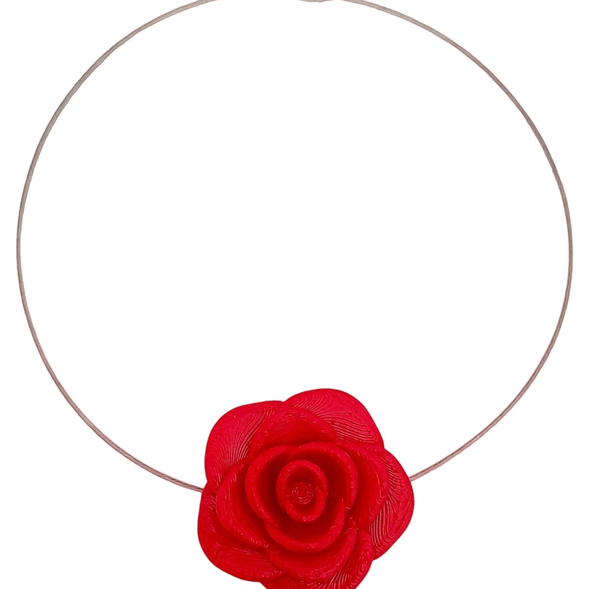 CATHALIFAUDJOYAS - collar 3d rosa CathalifaudJoyas