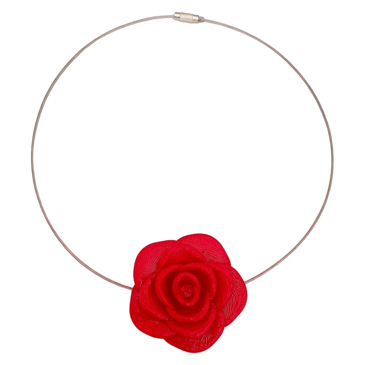 CATHALIFAUDJOYAS - collar 3d rosa CathalifaudJoyas
