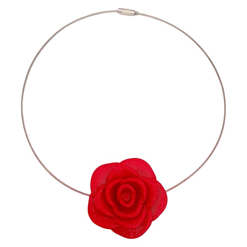 CATHALIFAUDJOYAS - collar 3d rosa CathalifaudJoyas