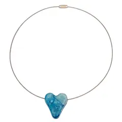 CATHALIFAUDJOYAS - Collar corazón resina