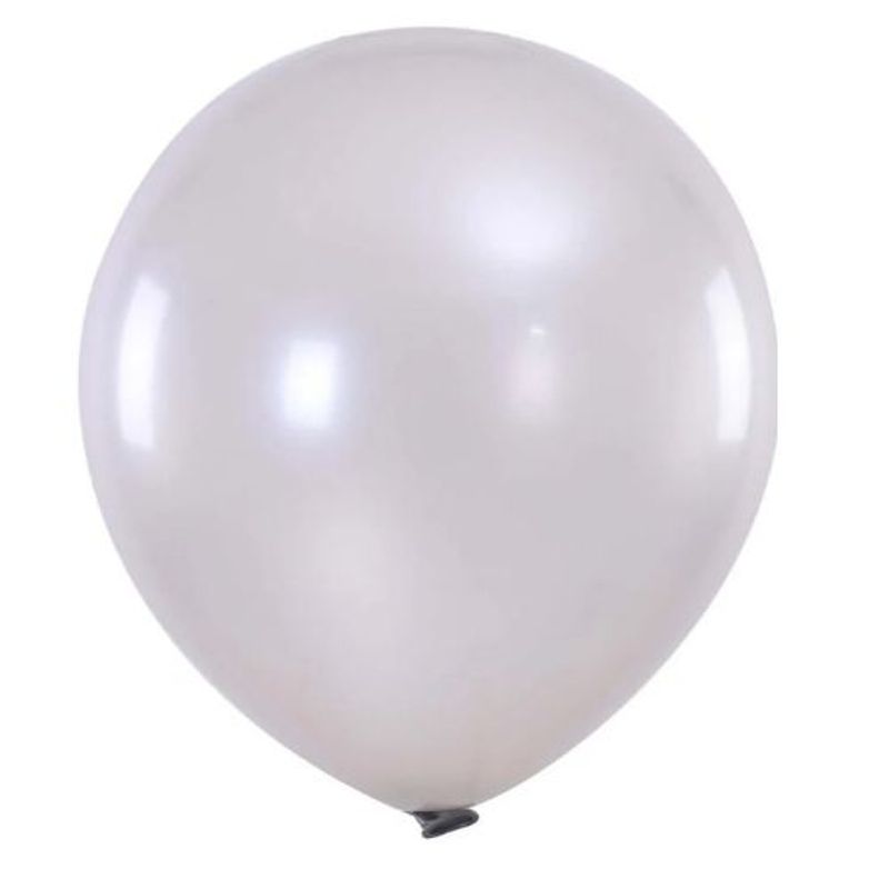 GENERICO - Globos Latex N9 Color Gris 50 Pcs
