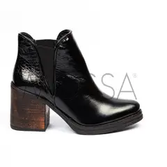 MOSSA - Botin Frida CharolPitón Negro