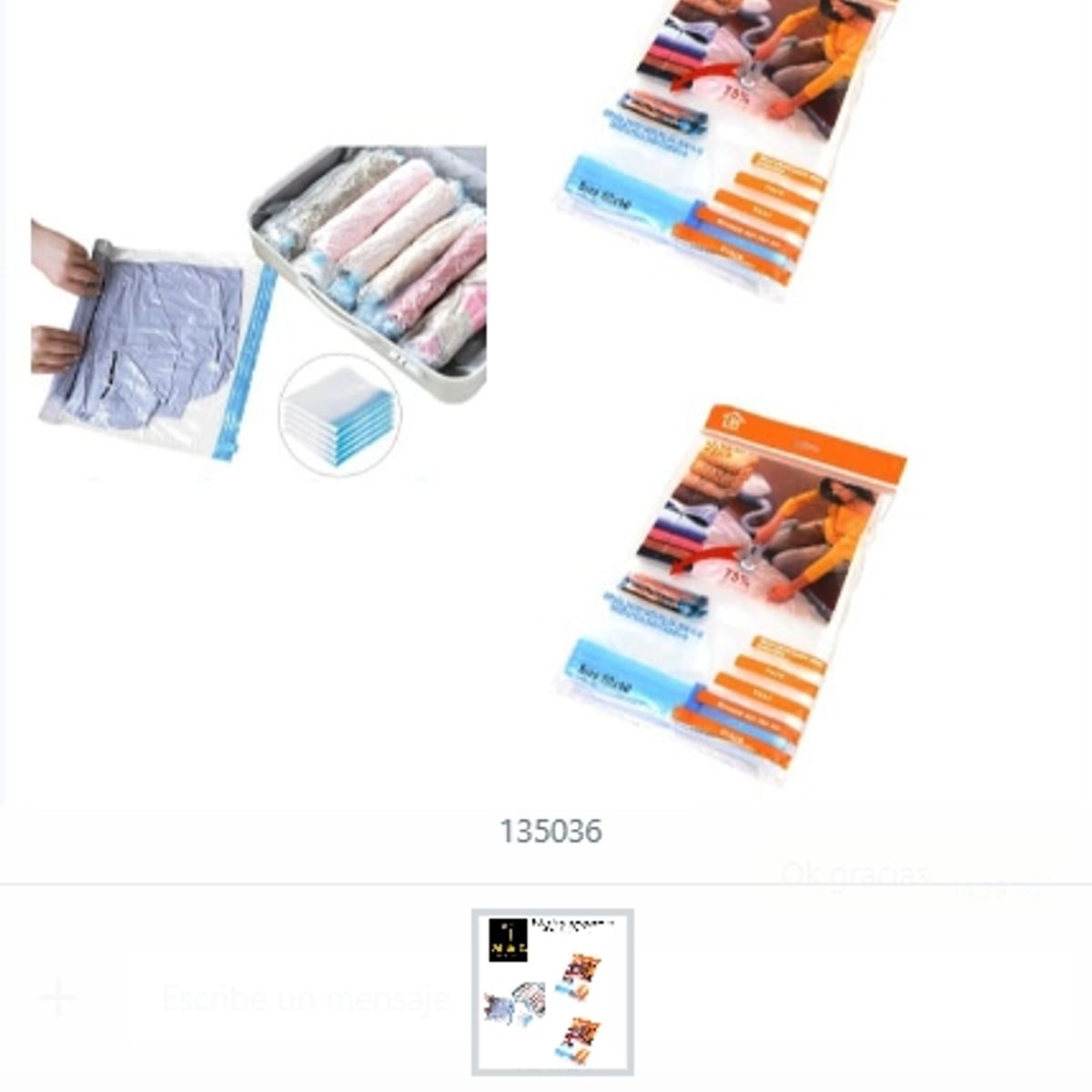 GENERICO - Bolsa De Almacenamiento Al Vacio  80x110 cm