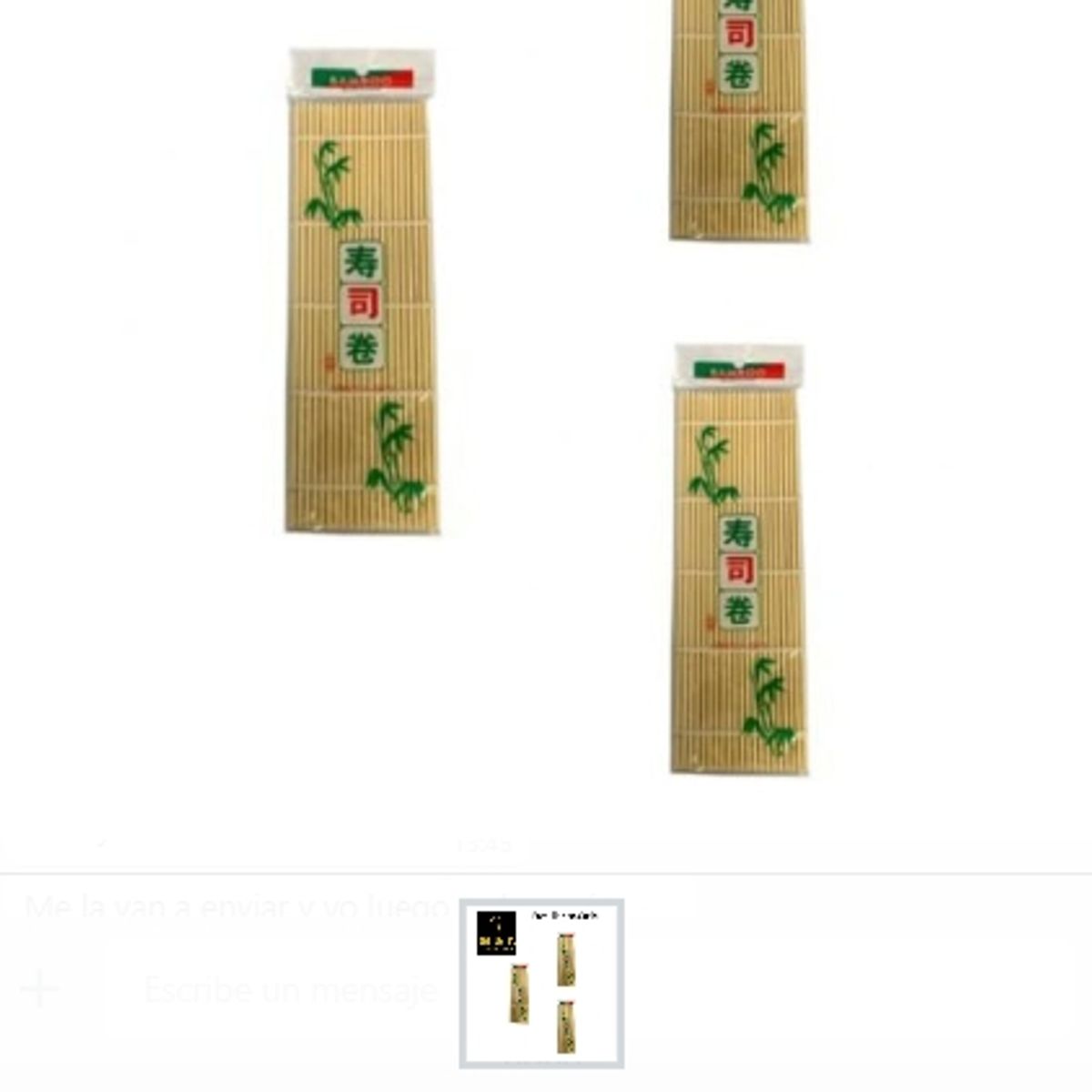 GENERICO - Esterilla Para Sushi Set De Palitos