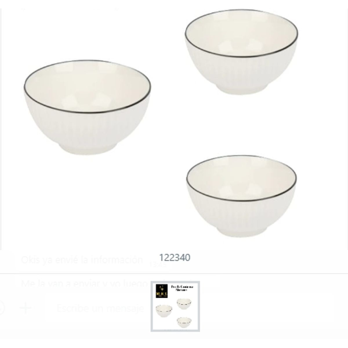 GENERICO - Pocillo Cerámica Mediano Taza Utencilios De Cocina