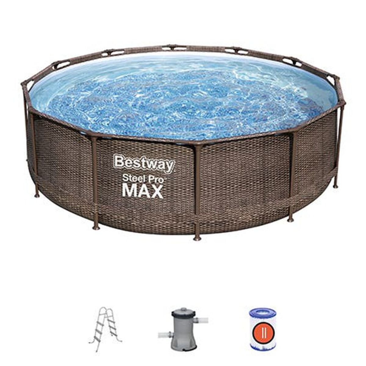 BESTWAY - Piscina Estructural Steel Pro 366 x 100 cm Bestway 9150 Litros