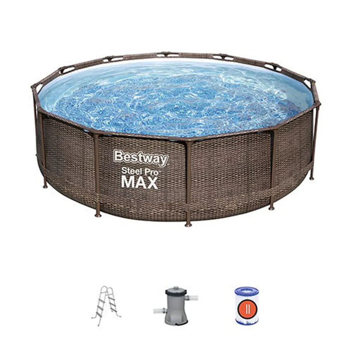 BESTWAY - Piscina Estructural Steel Pro 366 x 100 cm Bestway 9150 Litros