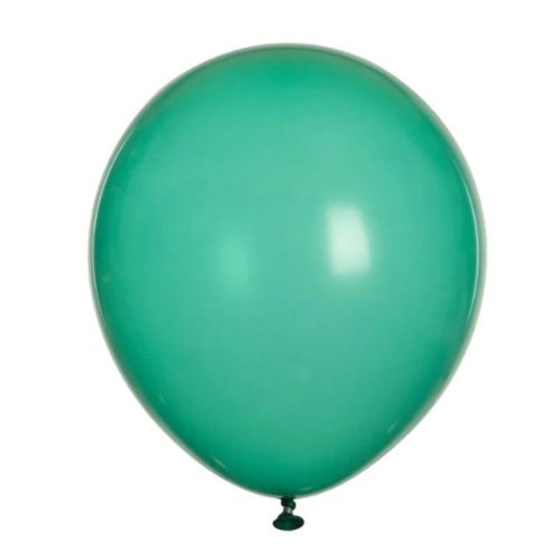 GENERICO - Globos Latex N9 Color Verde Oscuro 50 Pcs