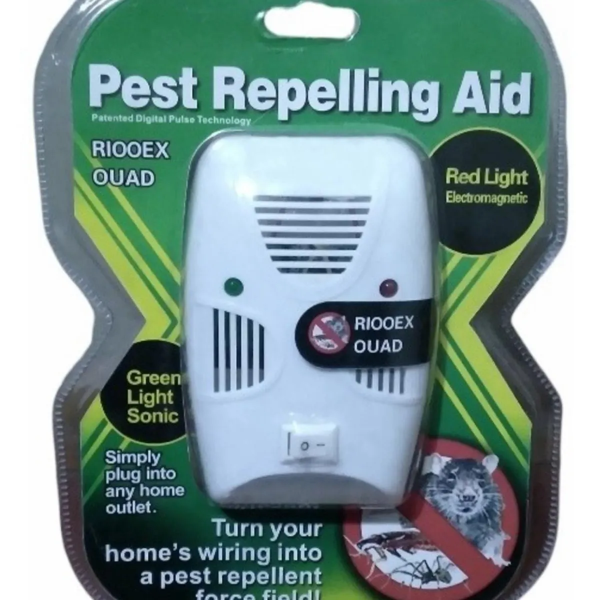 GENERICO - Repelente Electrónico De Mosquitos Ratones Ultrasonido