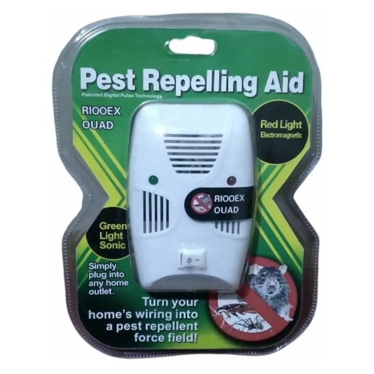 GENERICO - Repelente Electrónico De Mosquitos Ratones Ultrasonido