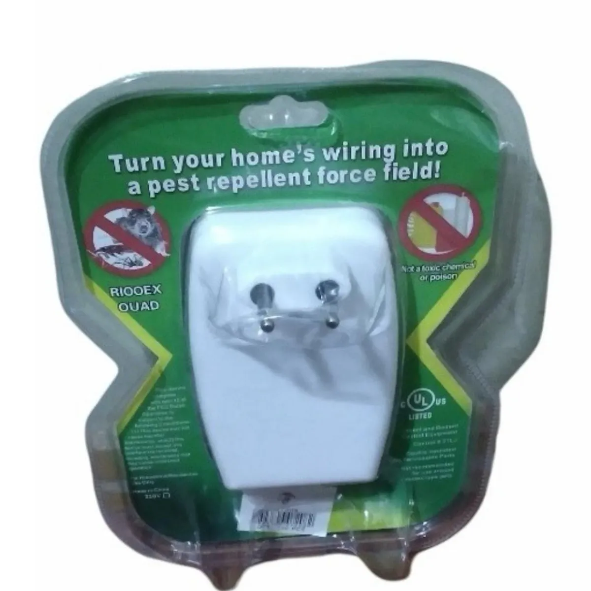 GENERICO - Repelente Electrónico De Mosquitos Ratones Ultrasonido