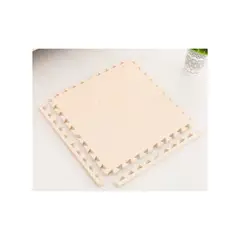 GENERICO - Pack X 4 Tatami Alfombra Encastrable 60x60x1.2cm Goma Eva BEIGE