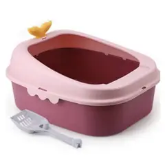 GENERICO - Arenero Abierto Para Gatos Baño Sanitario ConPala Xl.