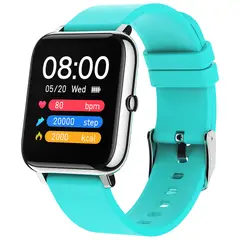 KUMI - Reloj inteligente táctil de pantalla completa P22 - azul